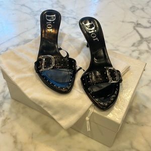 Dior leather mules